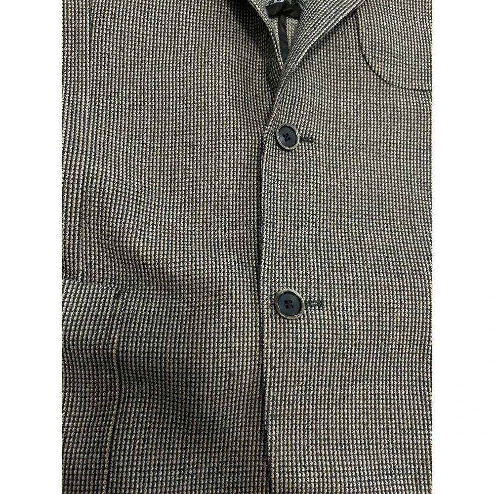Vintage Nat Nast Large Men Vintage Twill‎ Wool Sport Coat Brown Tan